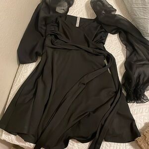 Black Mini Dress Women Small